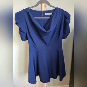 Rinascimento Women's Royal Blue Mini Dress